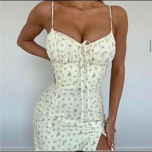 Floral Spaghetti Strap Dress